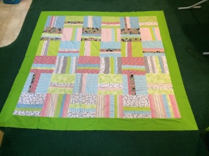 DONE!!!! I LOVE MY QUILT TOP!!! 